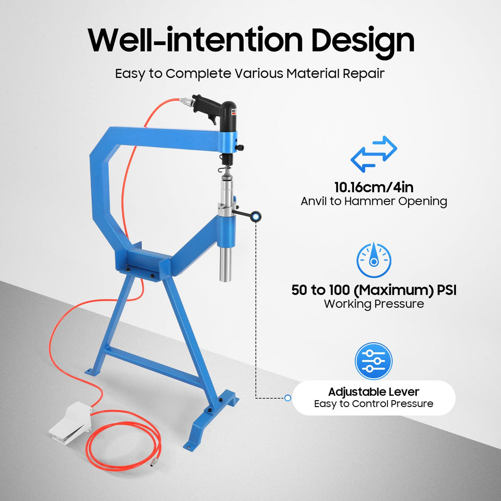 Pneumatic Planishing Hammer with Dies X618