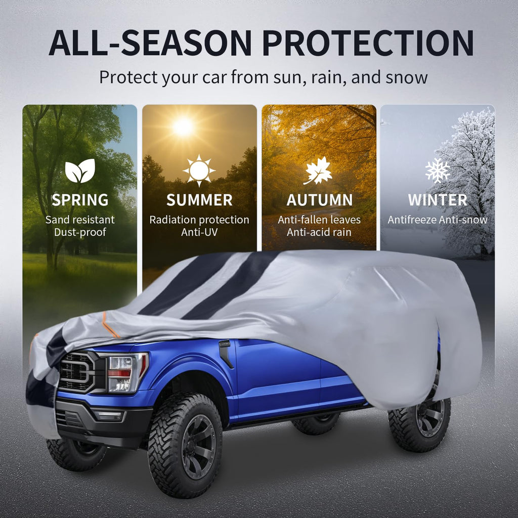 Waterproof Truck Cover with Zipper G42180