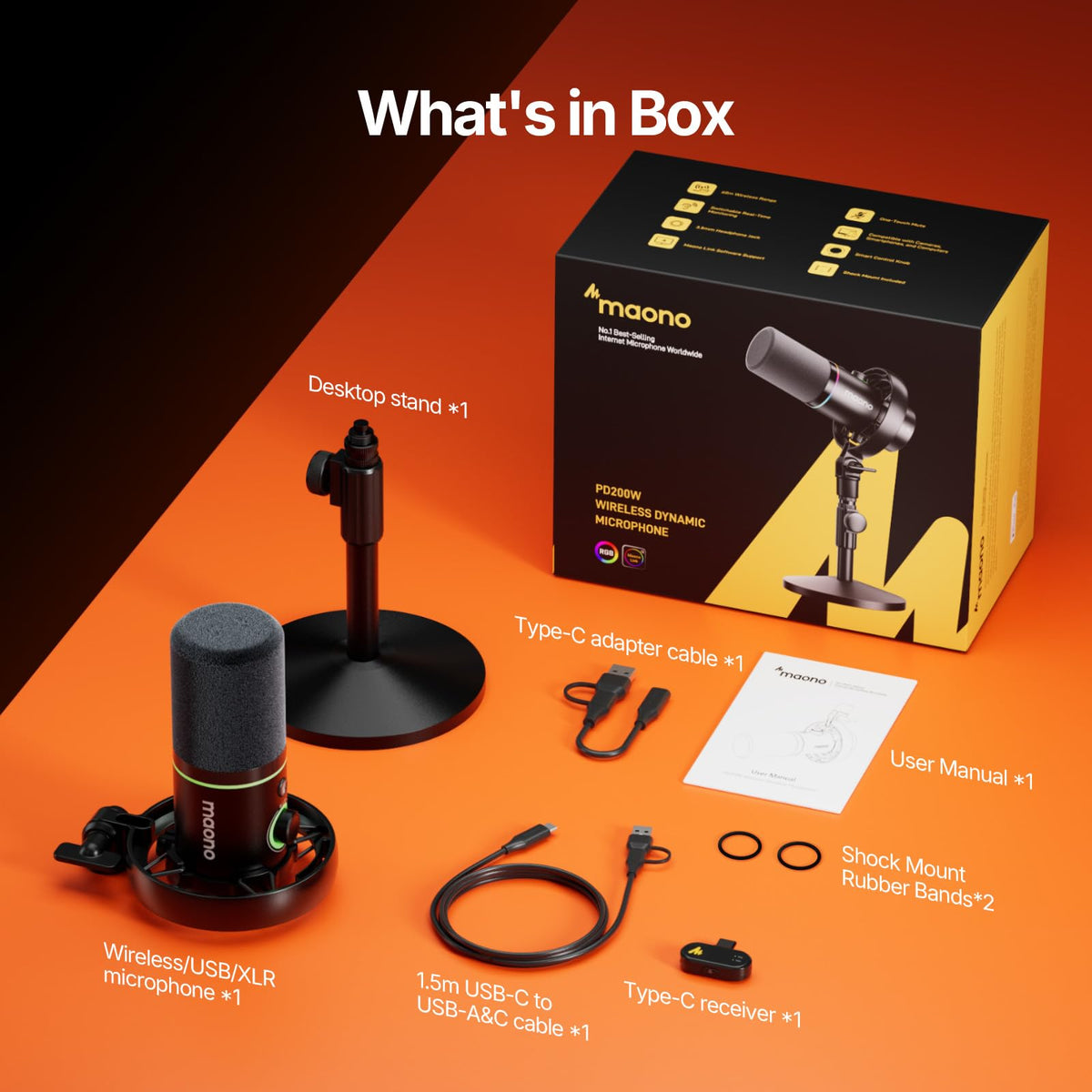 Hybrid Wireless Podcast Microphone H893
