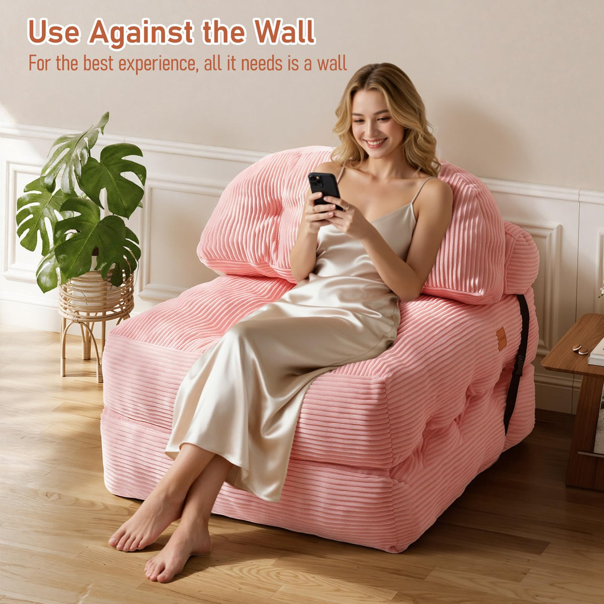 Folding Convertible Sofa Bed with Pillow L9352