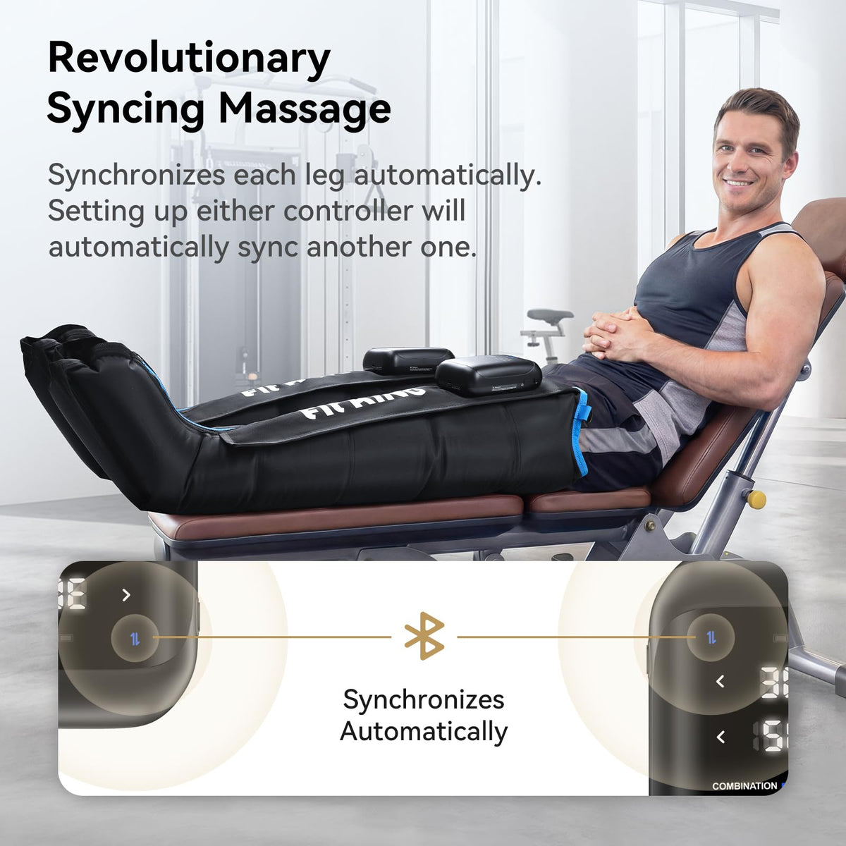 Cordless Air Compression Leg Massager L328330