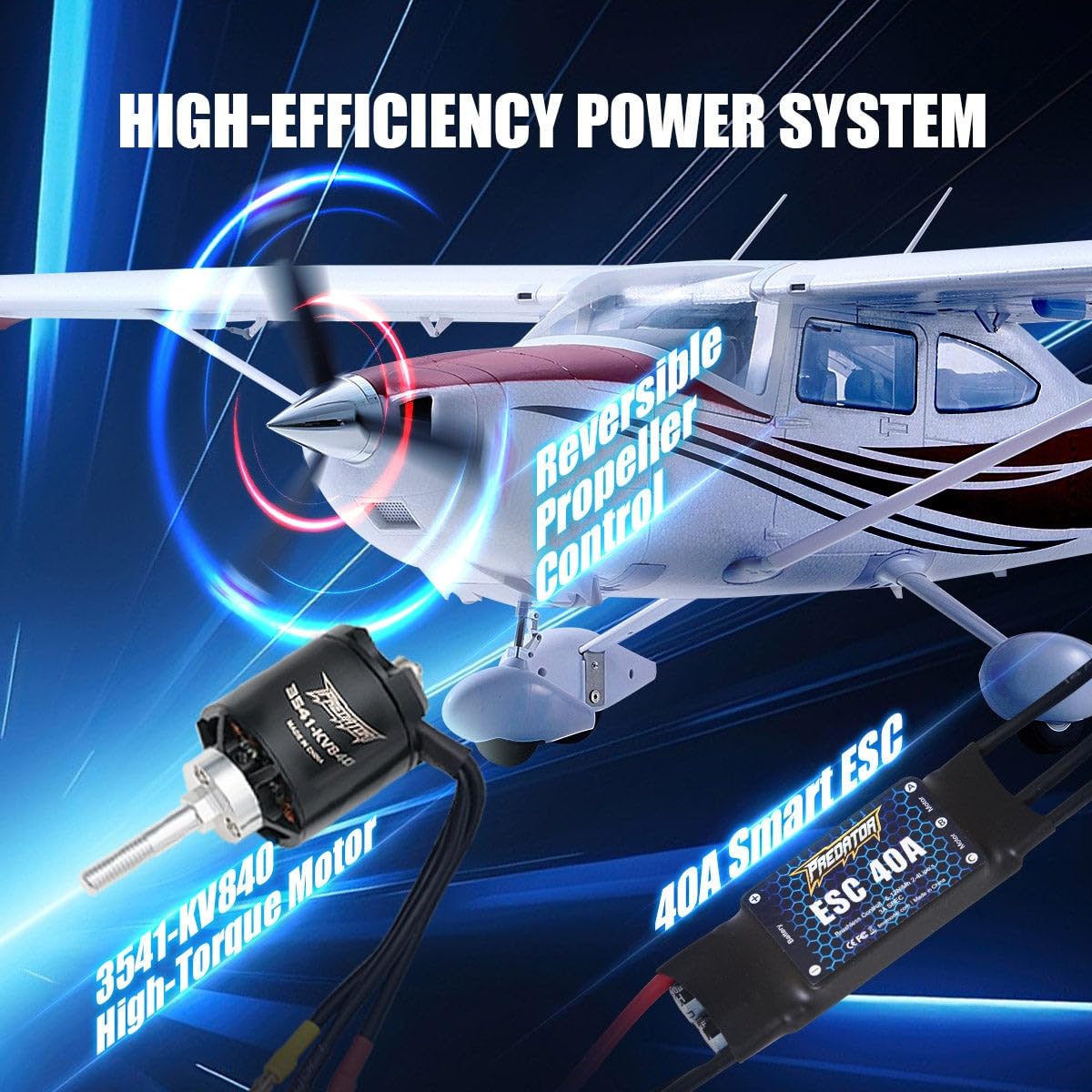 1500mm Cessna 182 Remote Control Airplane C44918