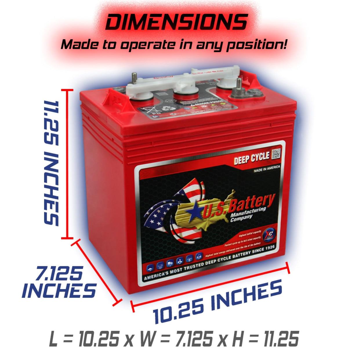 6V GC2 Golf Cart Batteries 6-Pack P28486