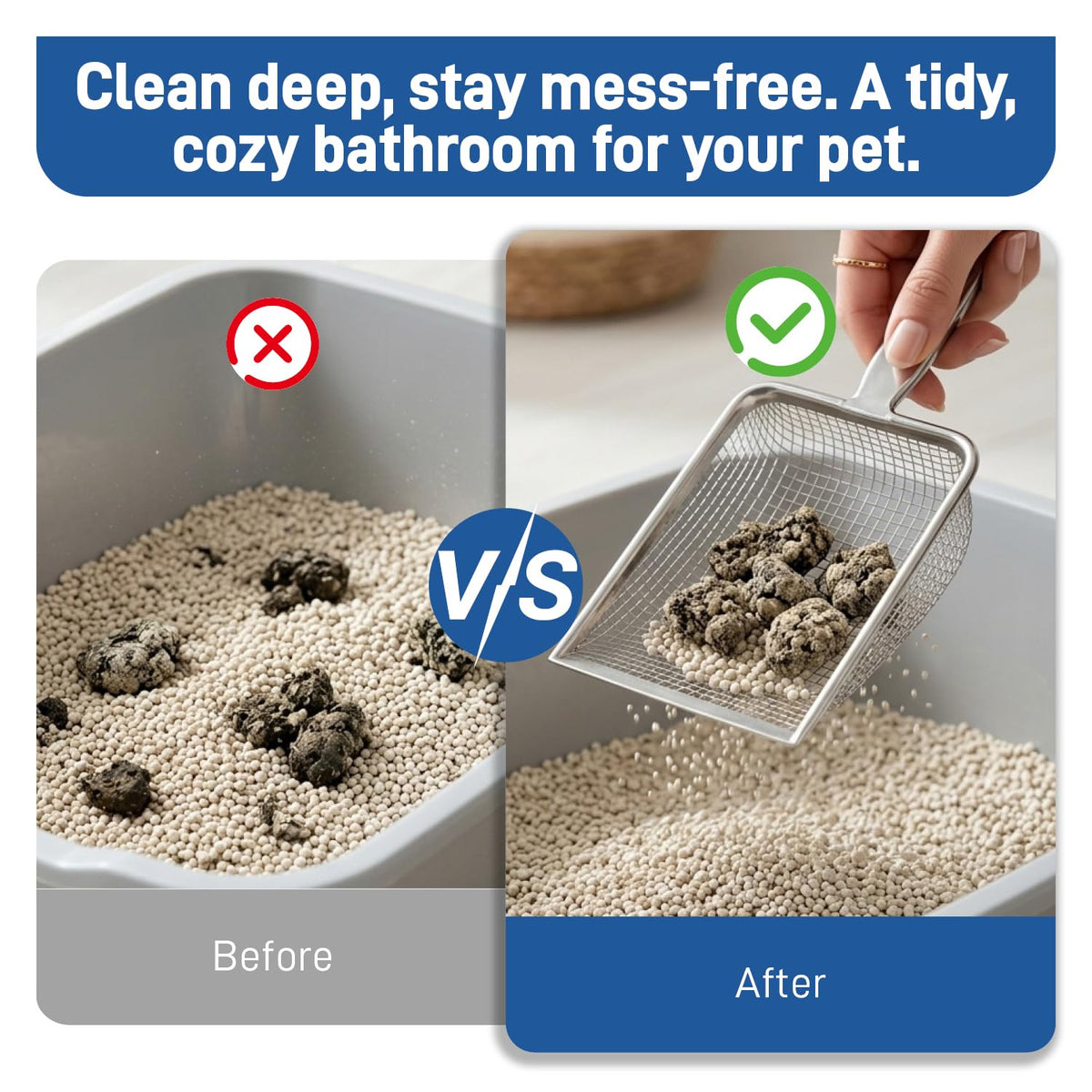Stainless Steel Cat Litter Scoop X966