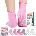 Non Slip Diabetic Socks for Women 6 Pairs Size 9-11 B369594