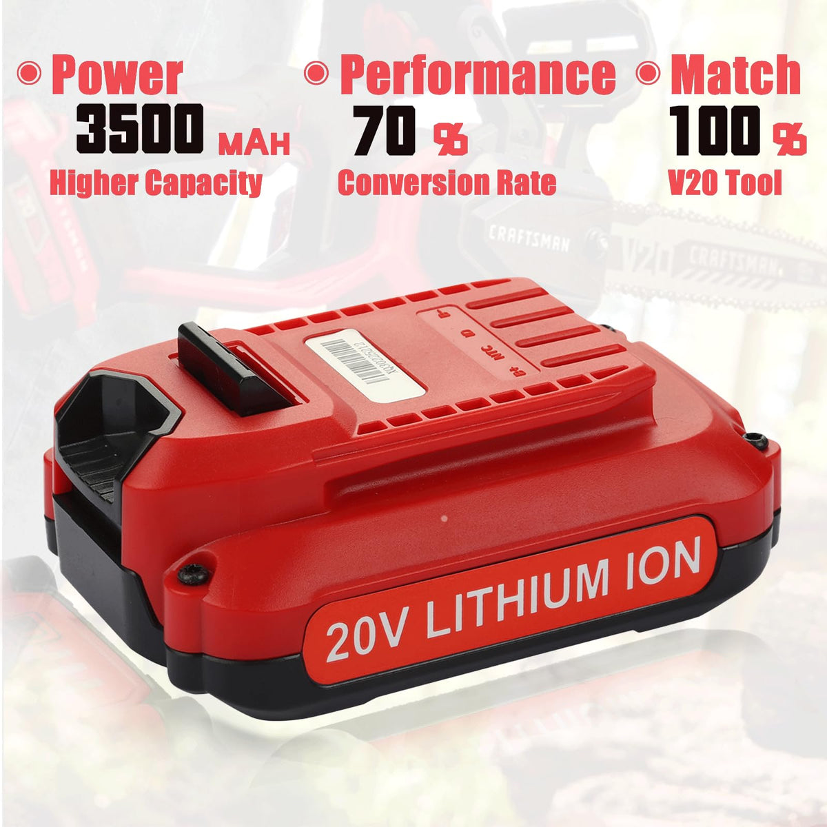 2 Pack 3.5Ah Battery L8938