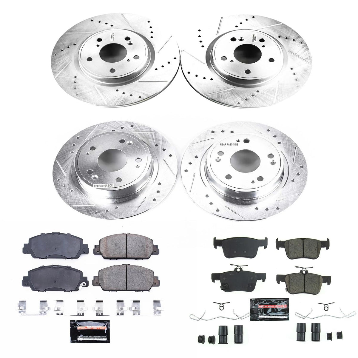 Brake Pad & Rotor Kit Front & Rear K777