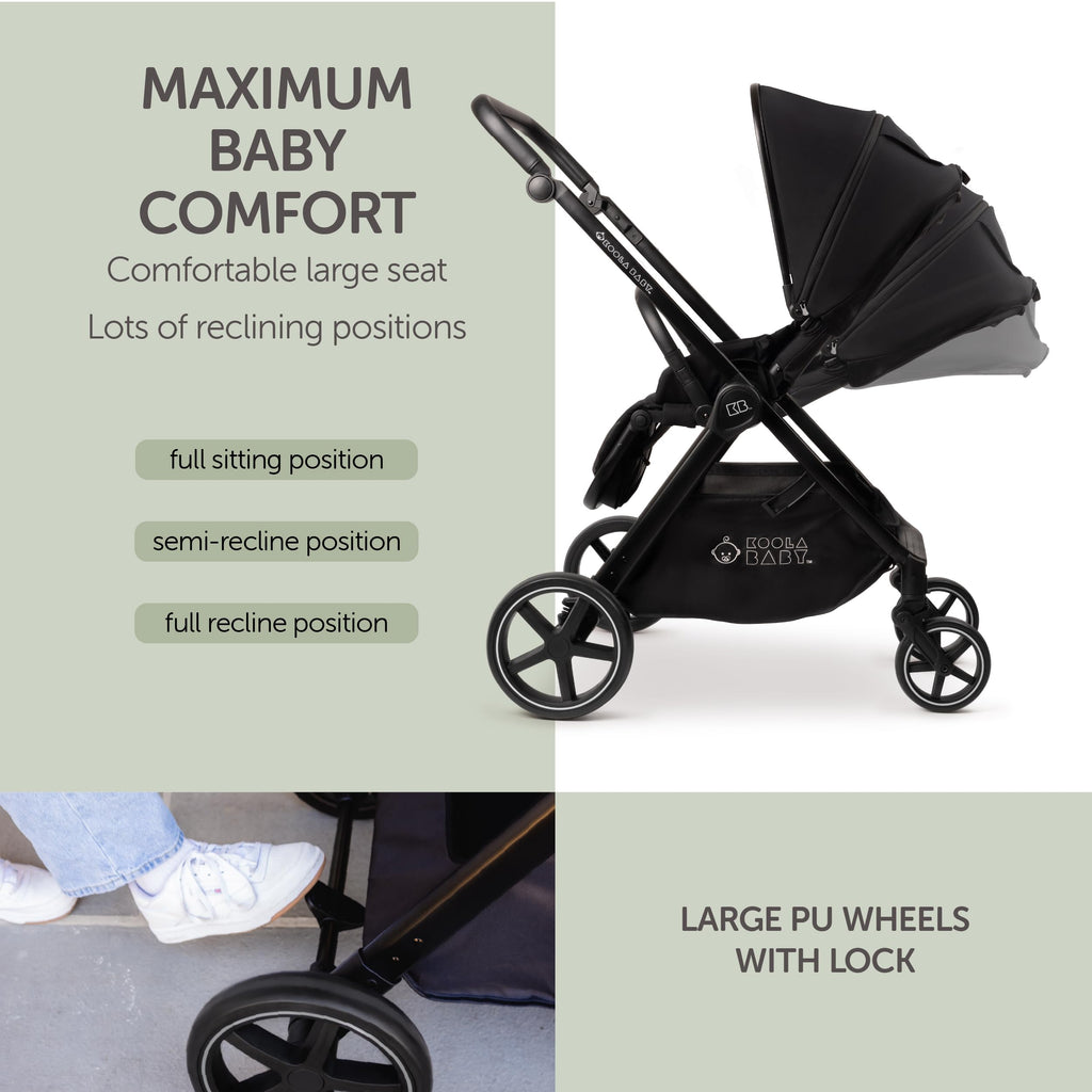 Reversible Foldable Baby Stroller I980