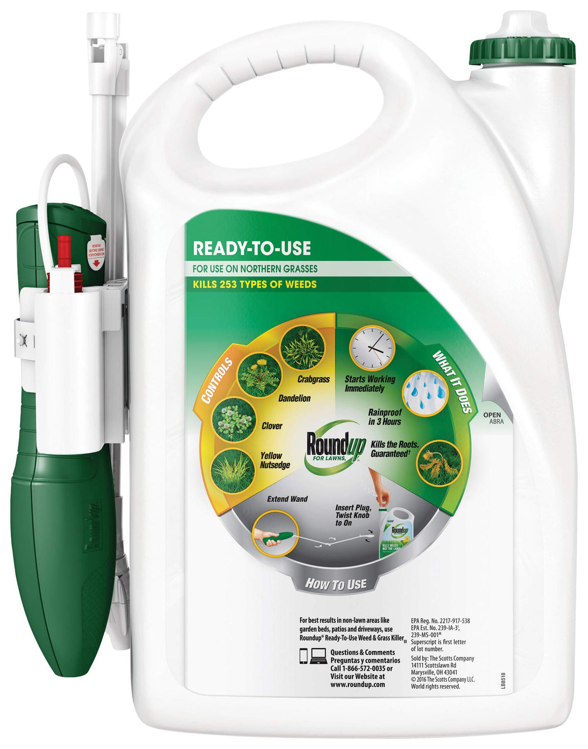 All-in-One Weed Killer for Lawns 1.33 gal Y88260
