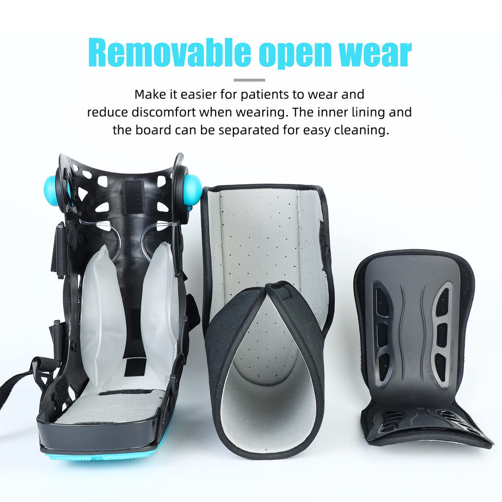 Black Medium Inflatable Walking Boot H174444