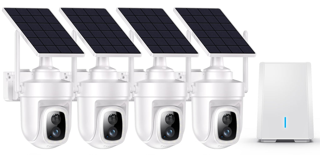 Solar Security Cameras Wireless Outdoor with Local Storage Base Z376992