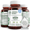 MSM Supplement with Sulfur 1000 mg, 60 Vegan Tablets U786608
