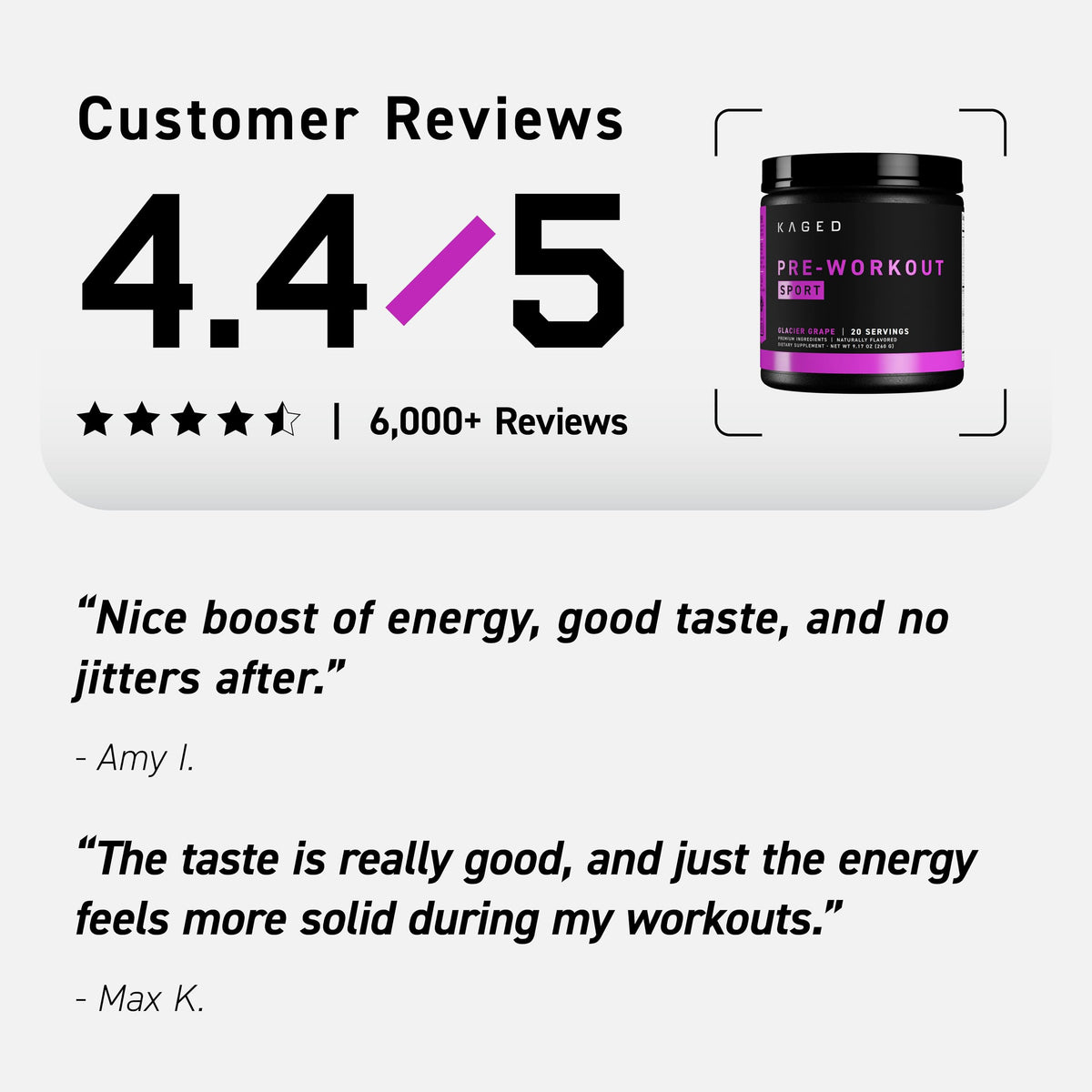 Pre Workout Powder 20 Servings I58738