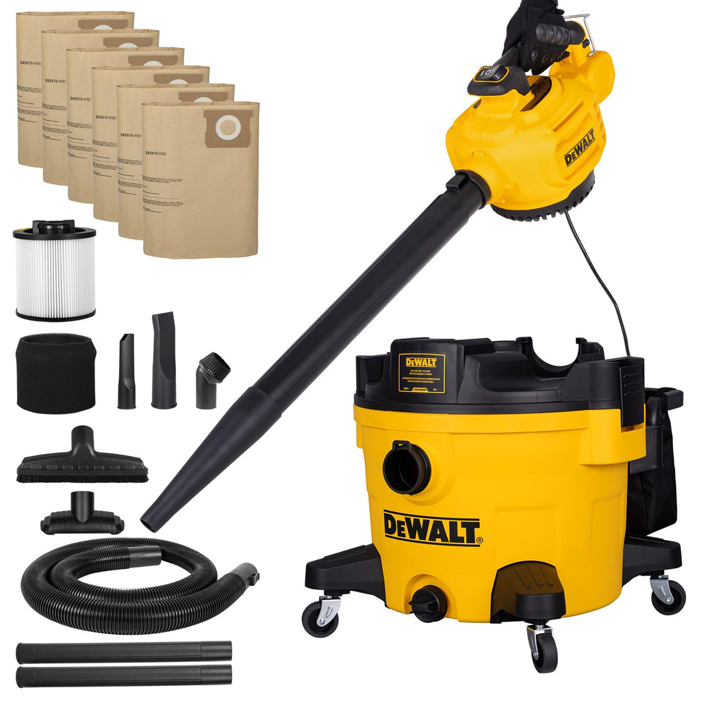 Shop Vacuum Wet and Dry 9 Gallon 5 HP with Detachable Blower J93298