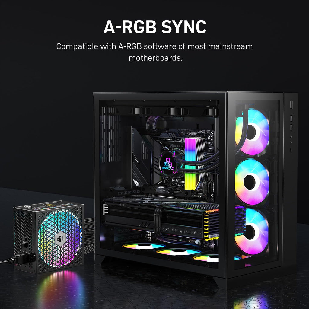 1000W Fully Modular 80+ Gold ATX 3.1 Power Supply F620