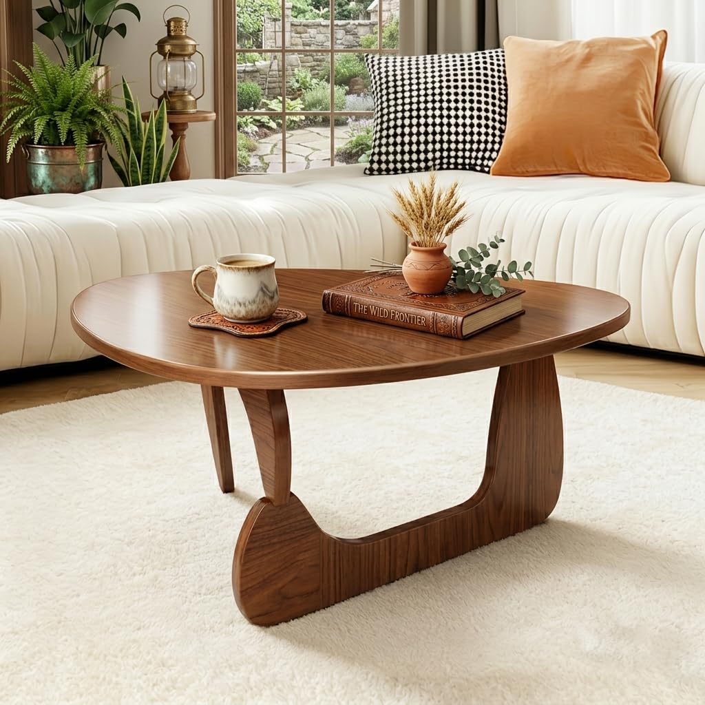 Solid Wood Triangle Coffee Table Z257115