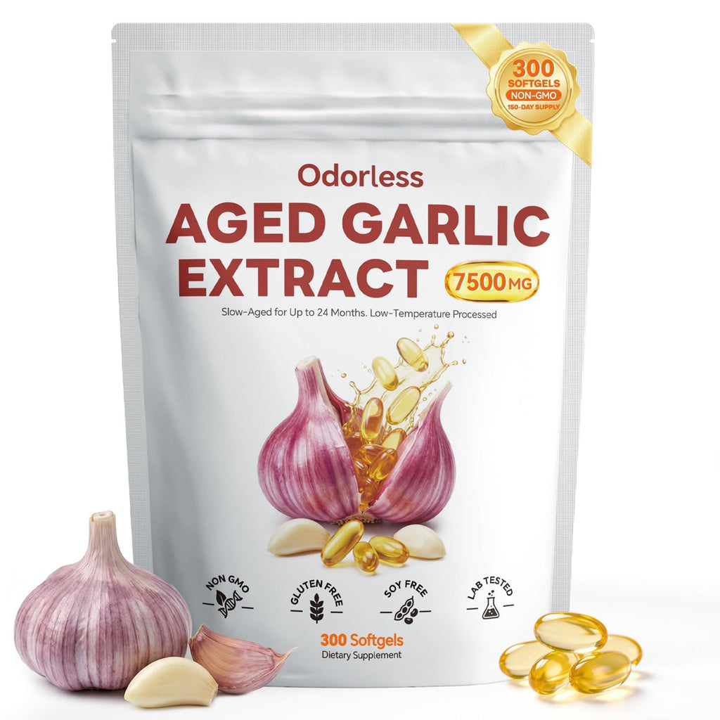 Odorless Aged Garlic Extract Softgels 300 Count U733815