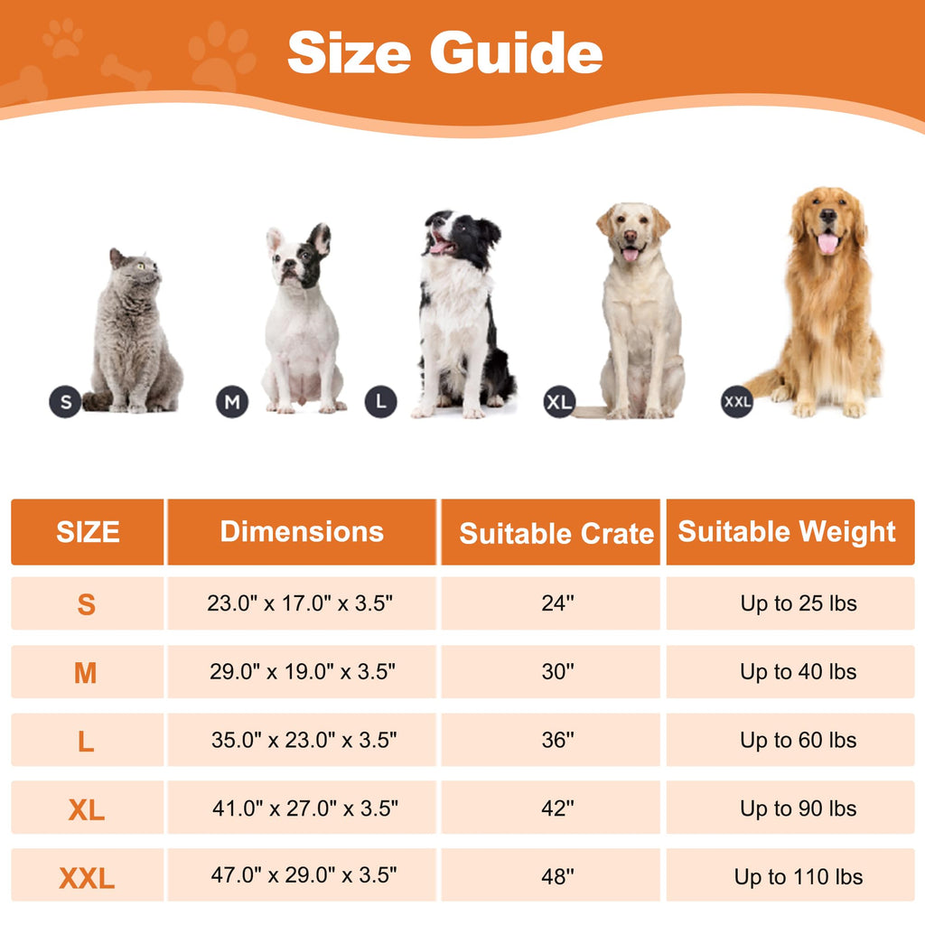 Washable Dog Bed 35 Inch Grey Q88956