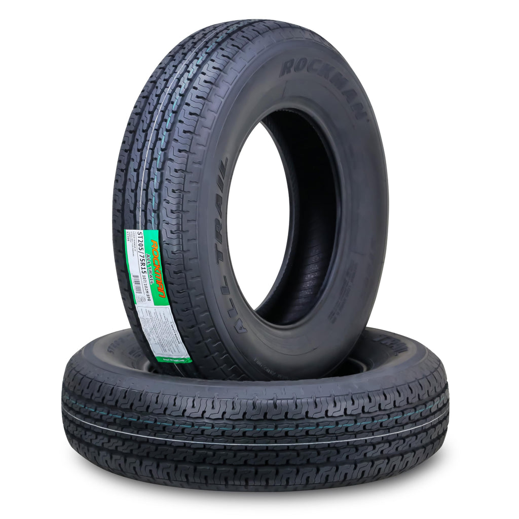 Trailer Tire ST205/75R15 8-Ply Load Range D Radial Set2 P420327