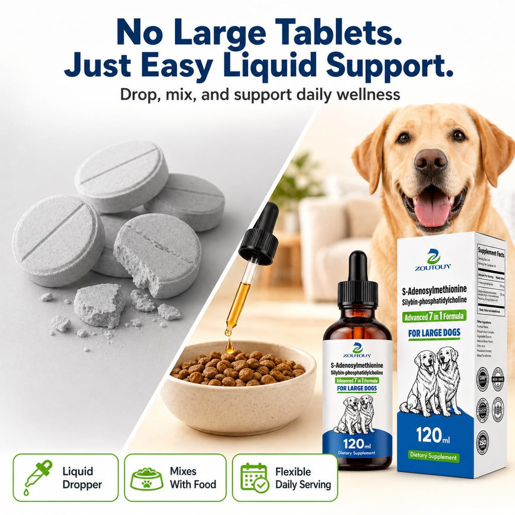 Dog Liver Supplement with Silybin, Milk Thistle, 120ml I325209