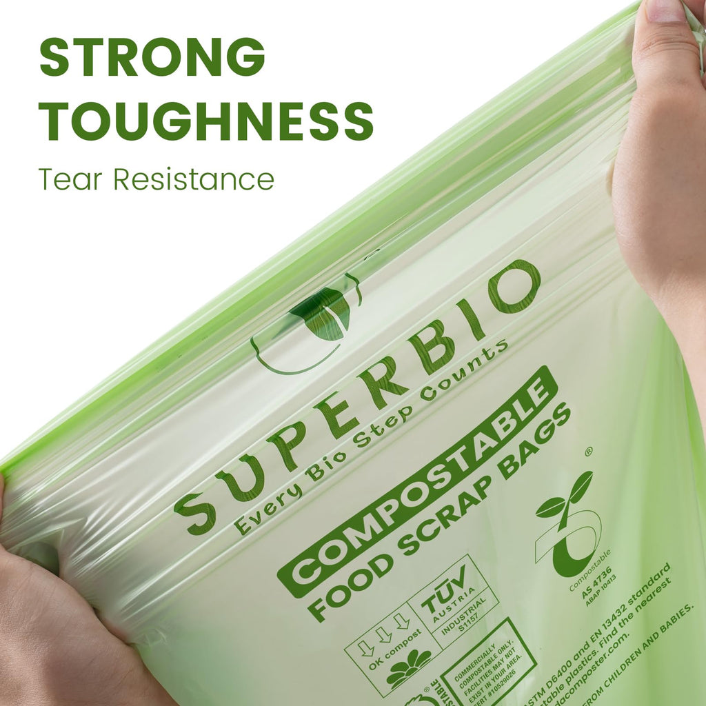 1.6 Gallon Compostable Food Scrap Bags V81230
