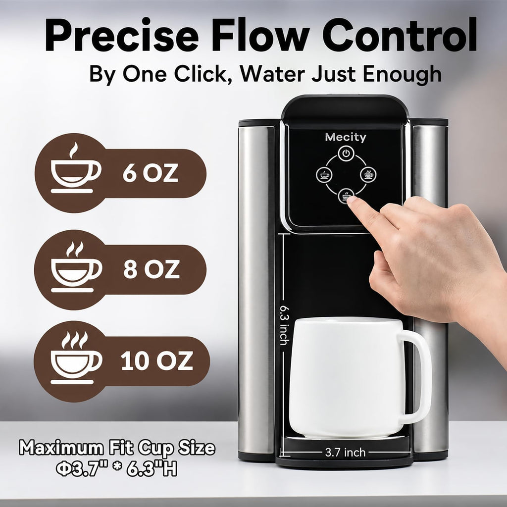 3 in 1 Single Serve Coffee Maker with 50 Oz Water Reservoir S22787