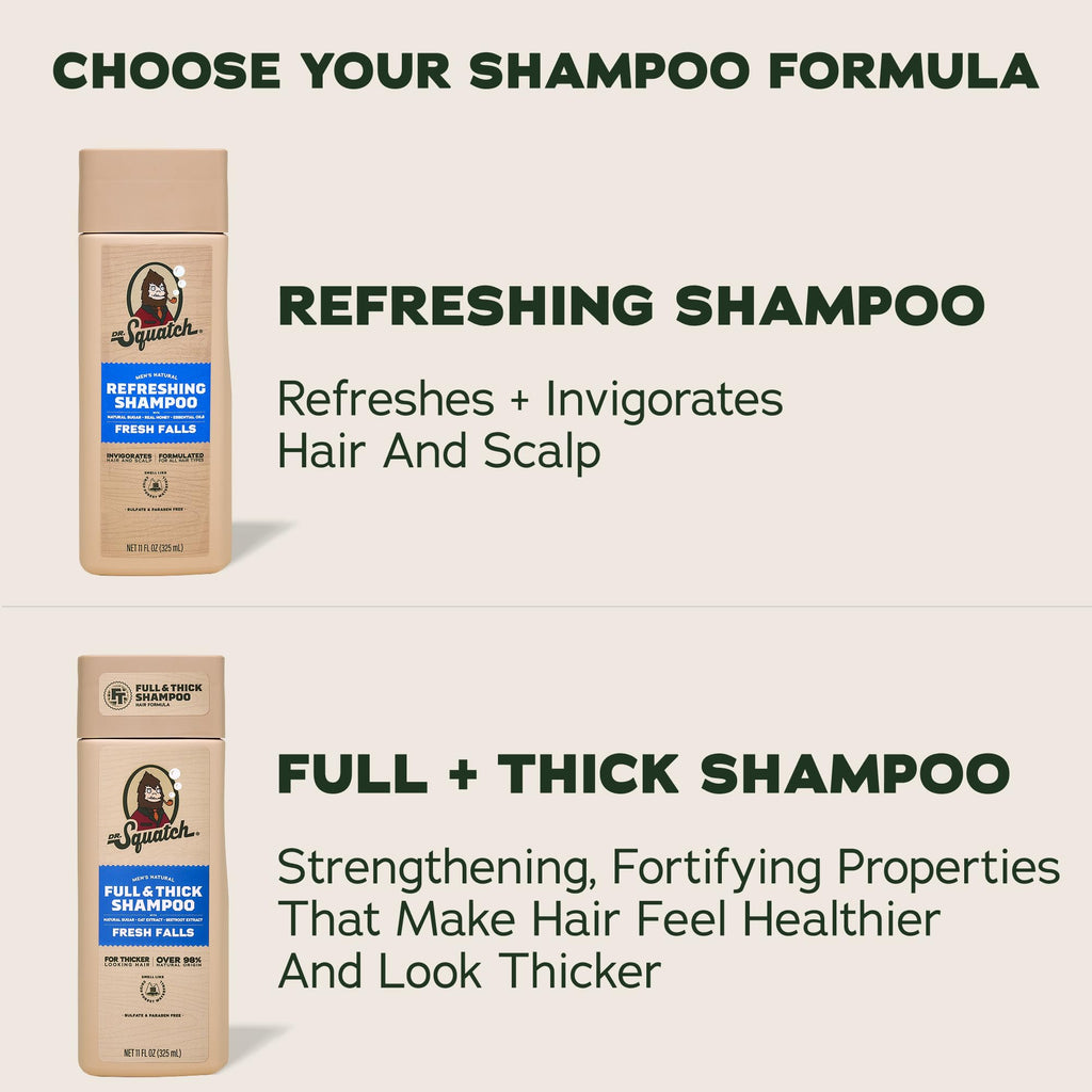 Natural Shampoo and Conditioner Set 11 fl oz 2-Pack X8283