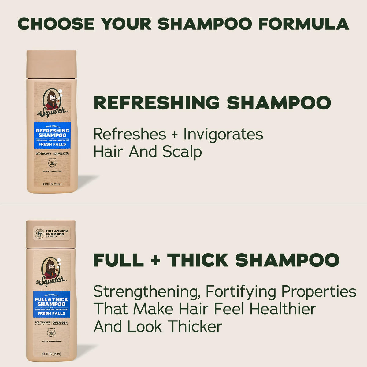 Natural Shampoo and Conditioner Set 11 fl oz 2-Pack X8283