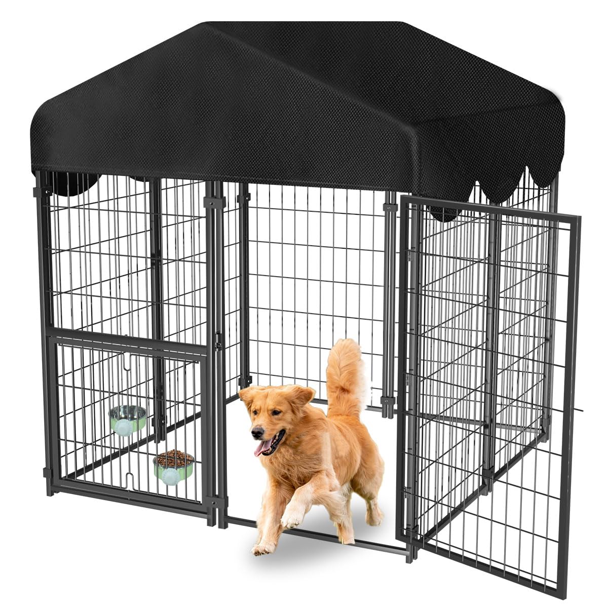 Heavy Duty Dog Kennel with Roof K699