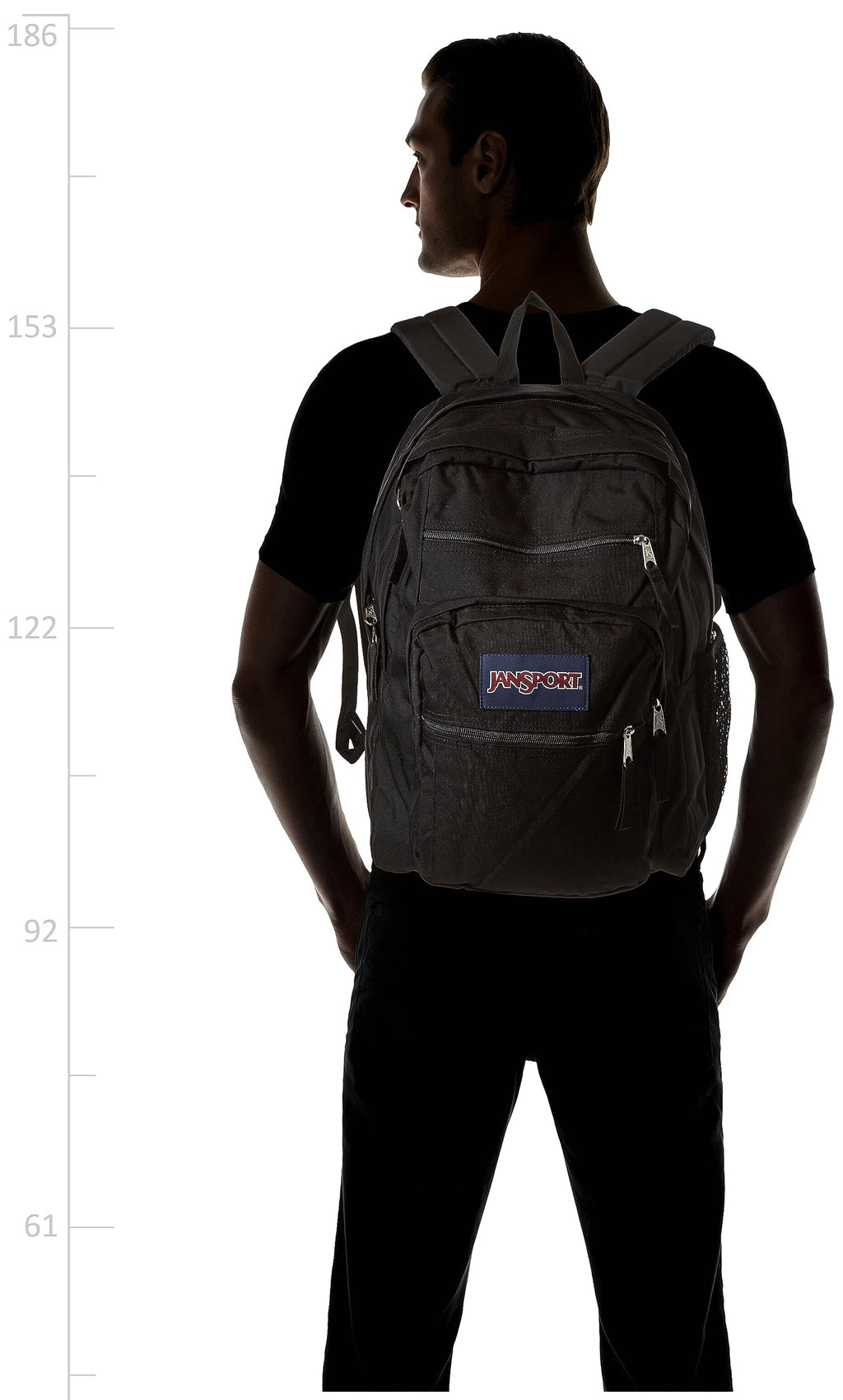Laptop Backpack with 2 Compartments Black X7914