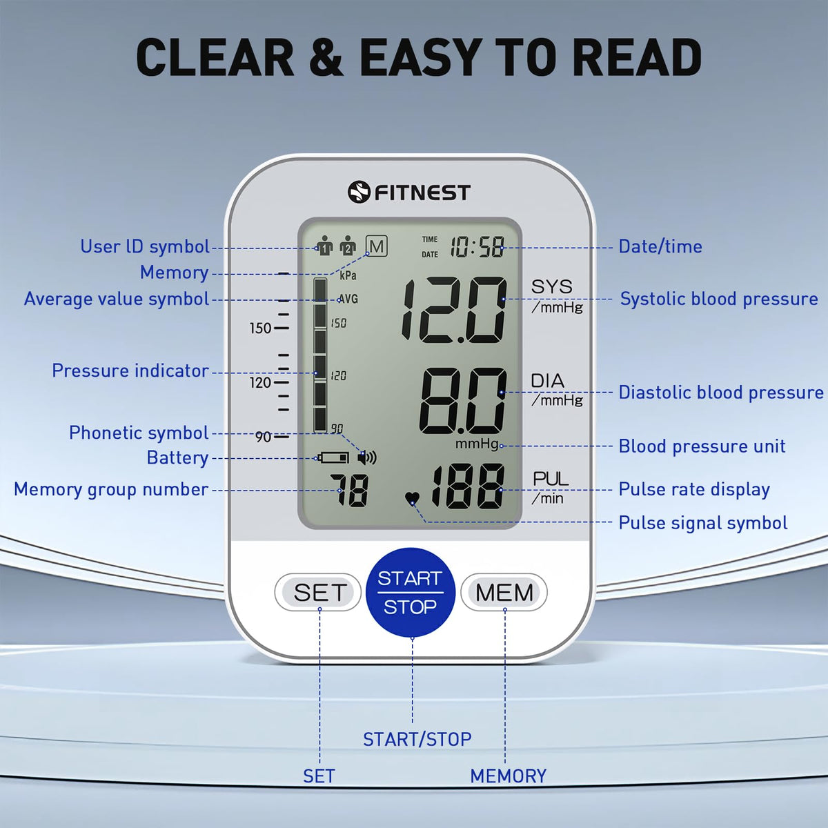Blood Pressure Monitor V803064