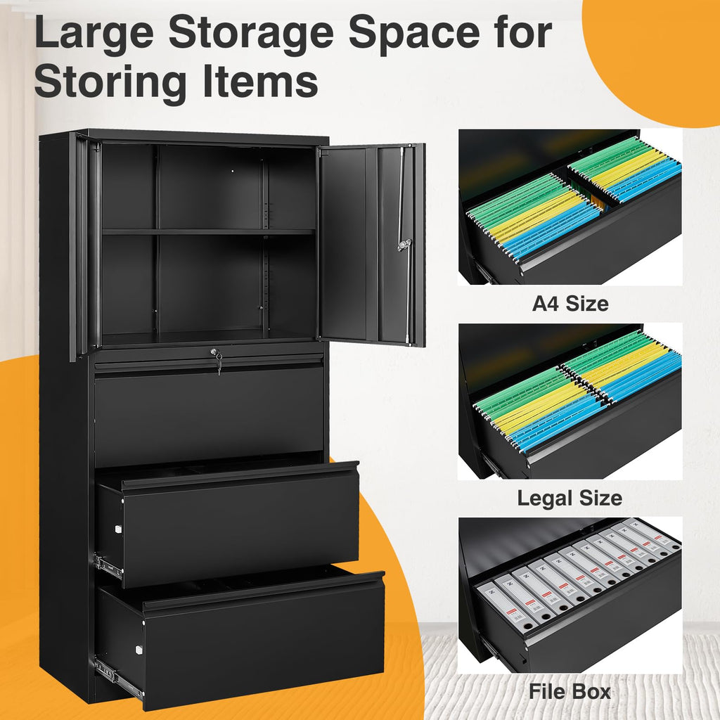 3 Drawer Metal Lockable File Cabinet M8079