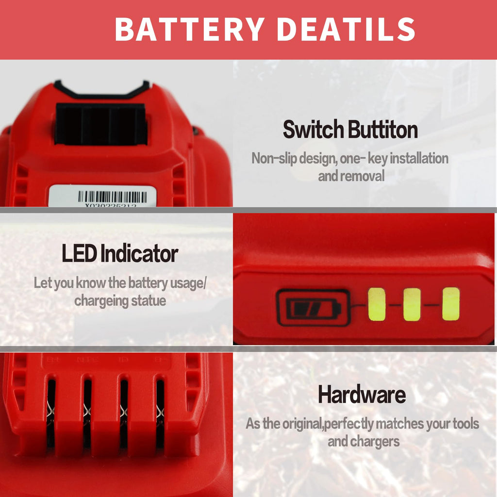 2 Pack 3.5Ah Battery L8938