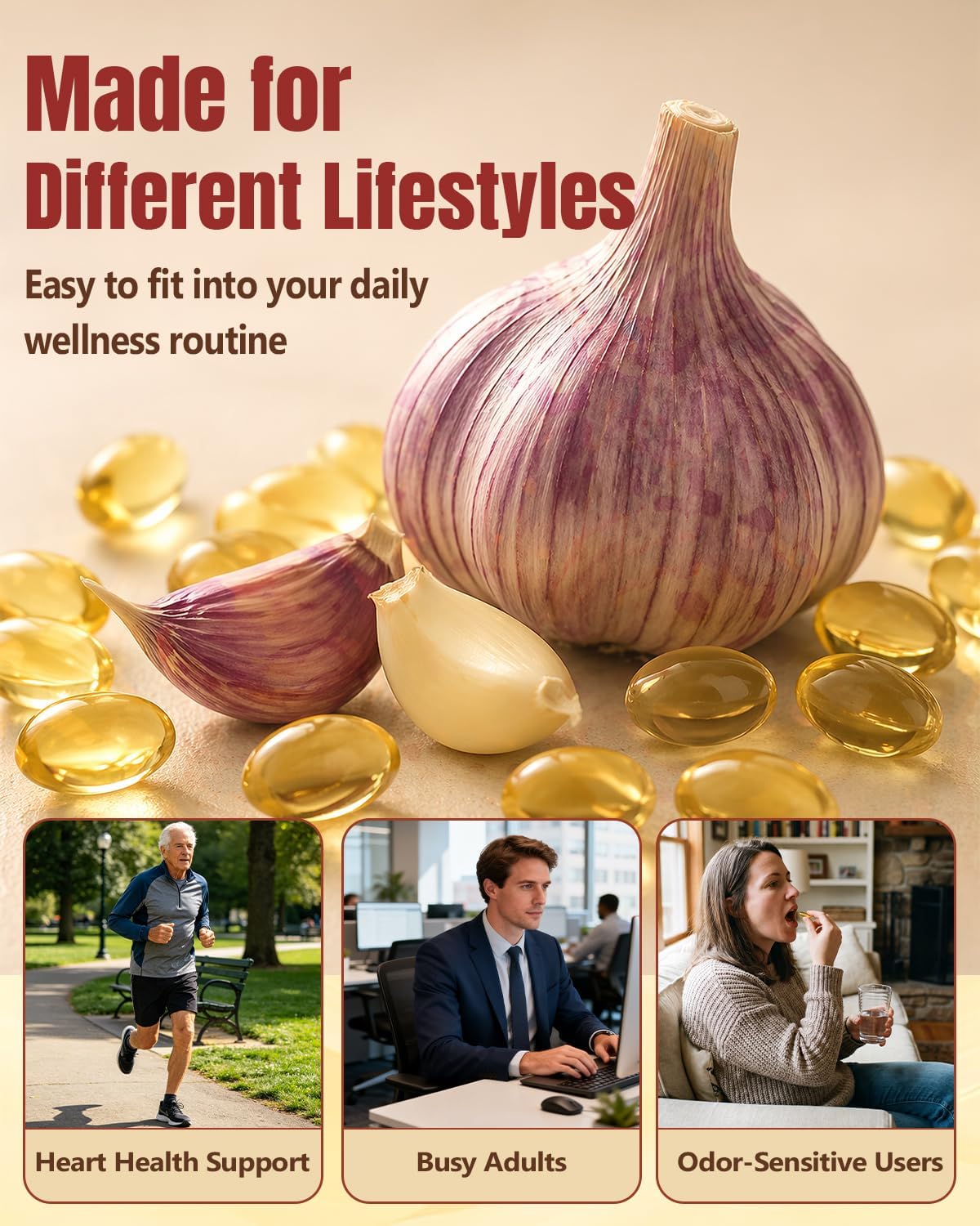 Odorless Aged Garlic Extract Softgels 300 Count U733815