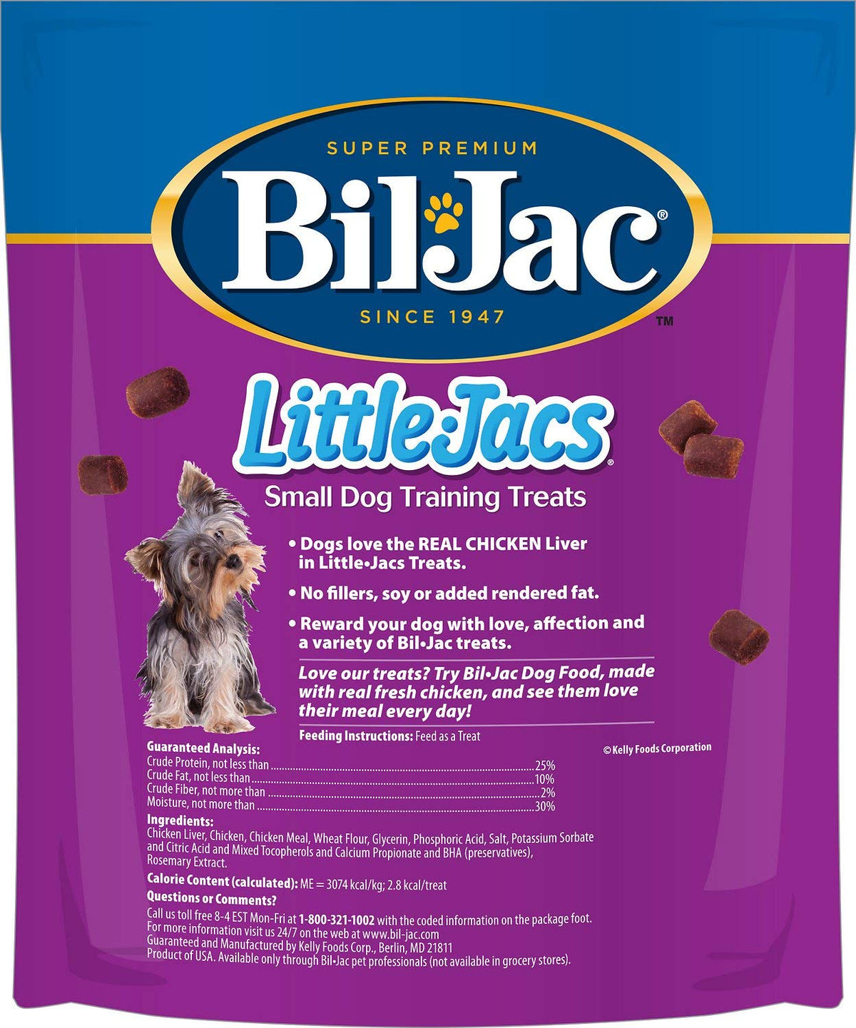 Chicken Liver Small Dog Treat 10 Oz Pack of 4 B266660