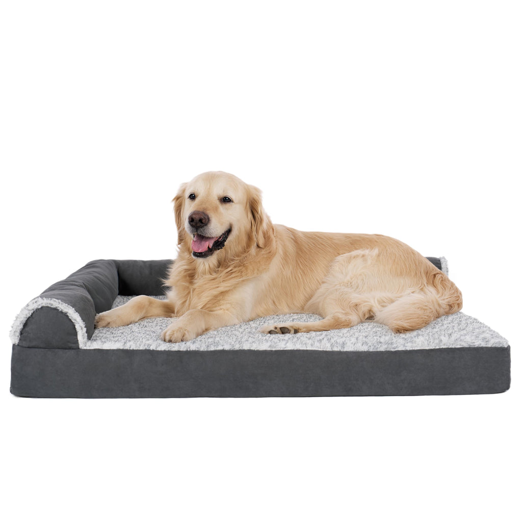 Orthopedic Dog Bed with Removable Bolsters & Washable Cover S937829