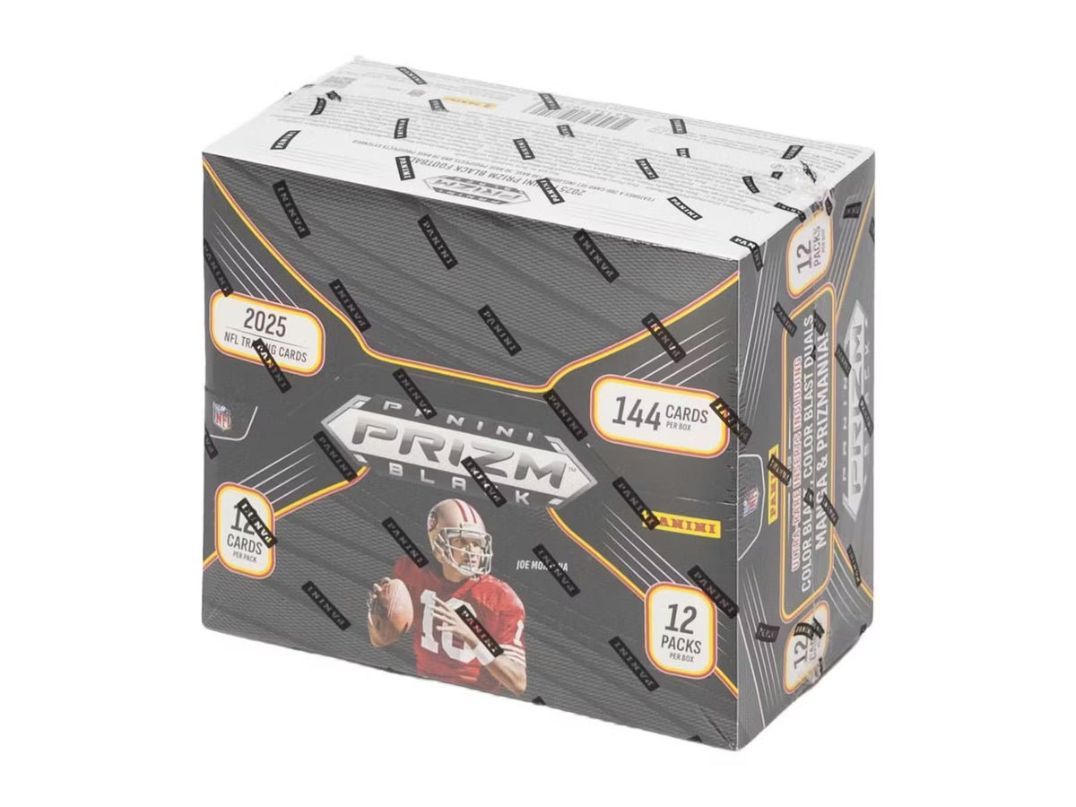 2025 Panini Prizm Black Football Trading Card Box W478477