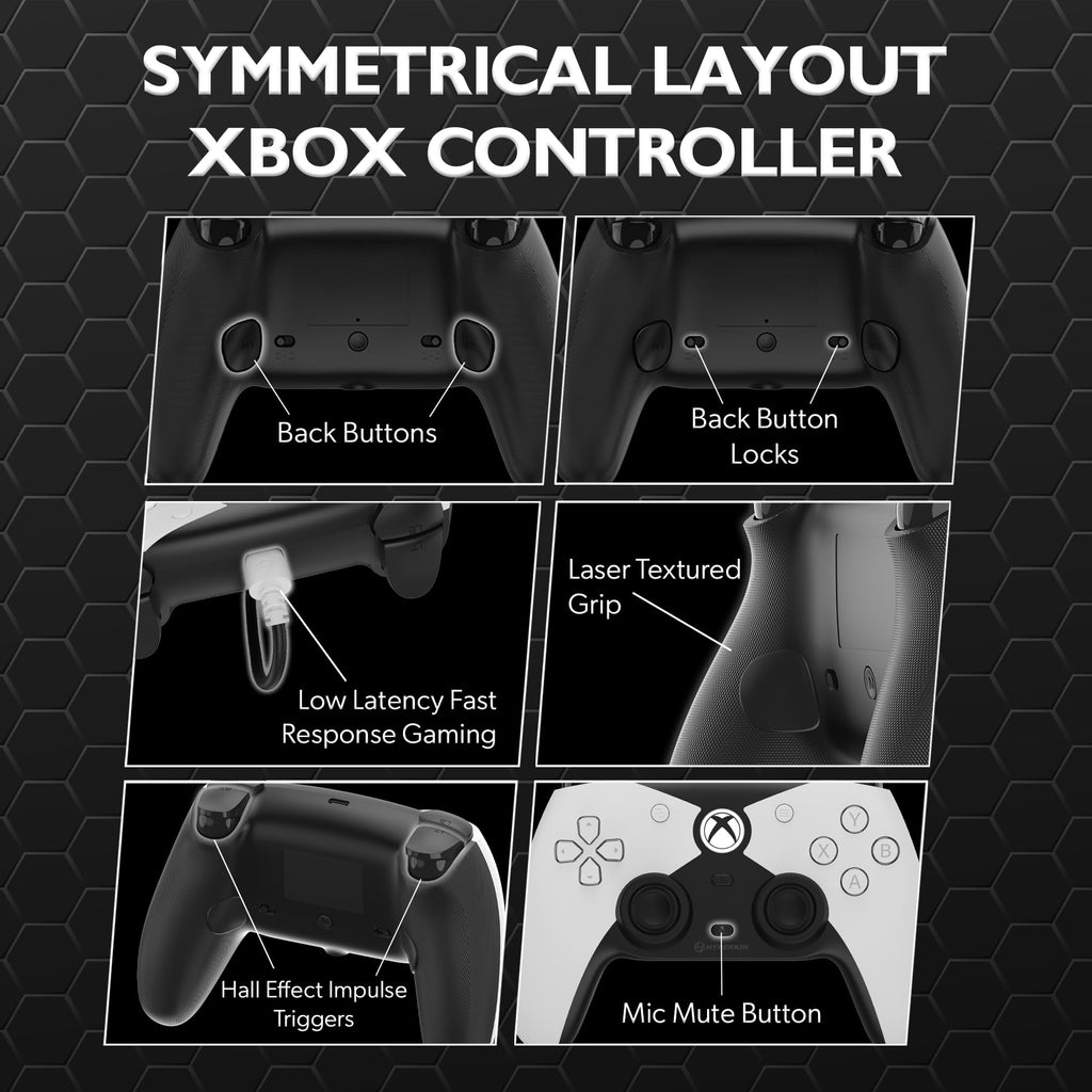 White Wired Controller with Hall Effect Joysticks Y14770