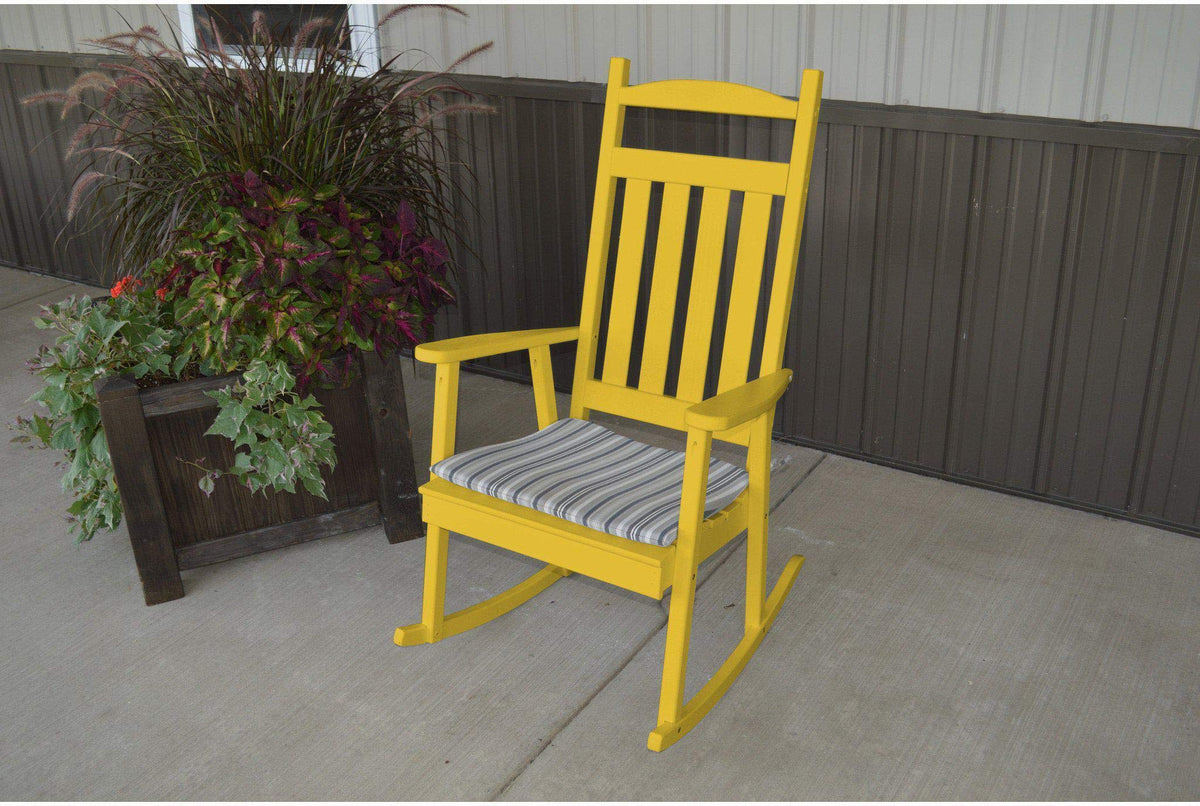 Yellow Pine Porch Rocking Chair A34824