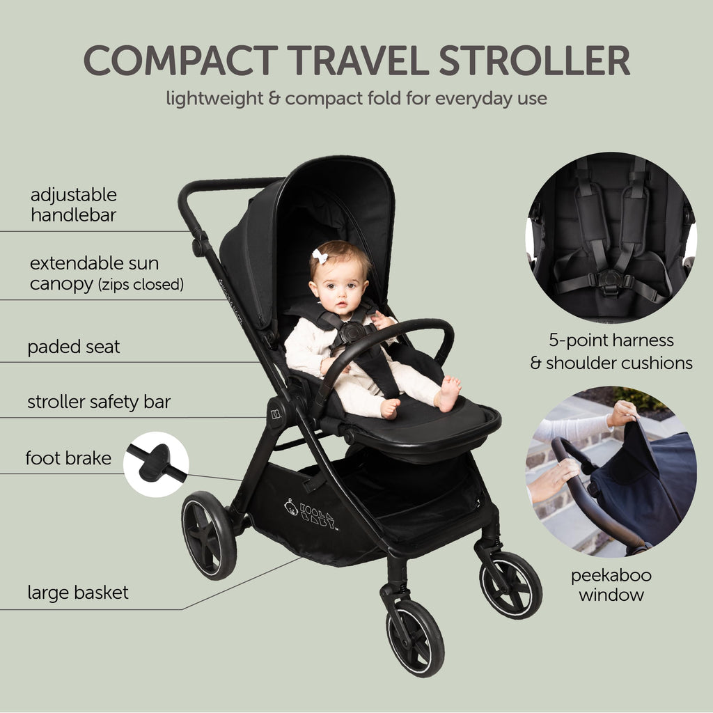 Reversible Foldable Baby Stroller I980