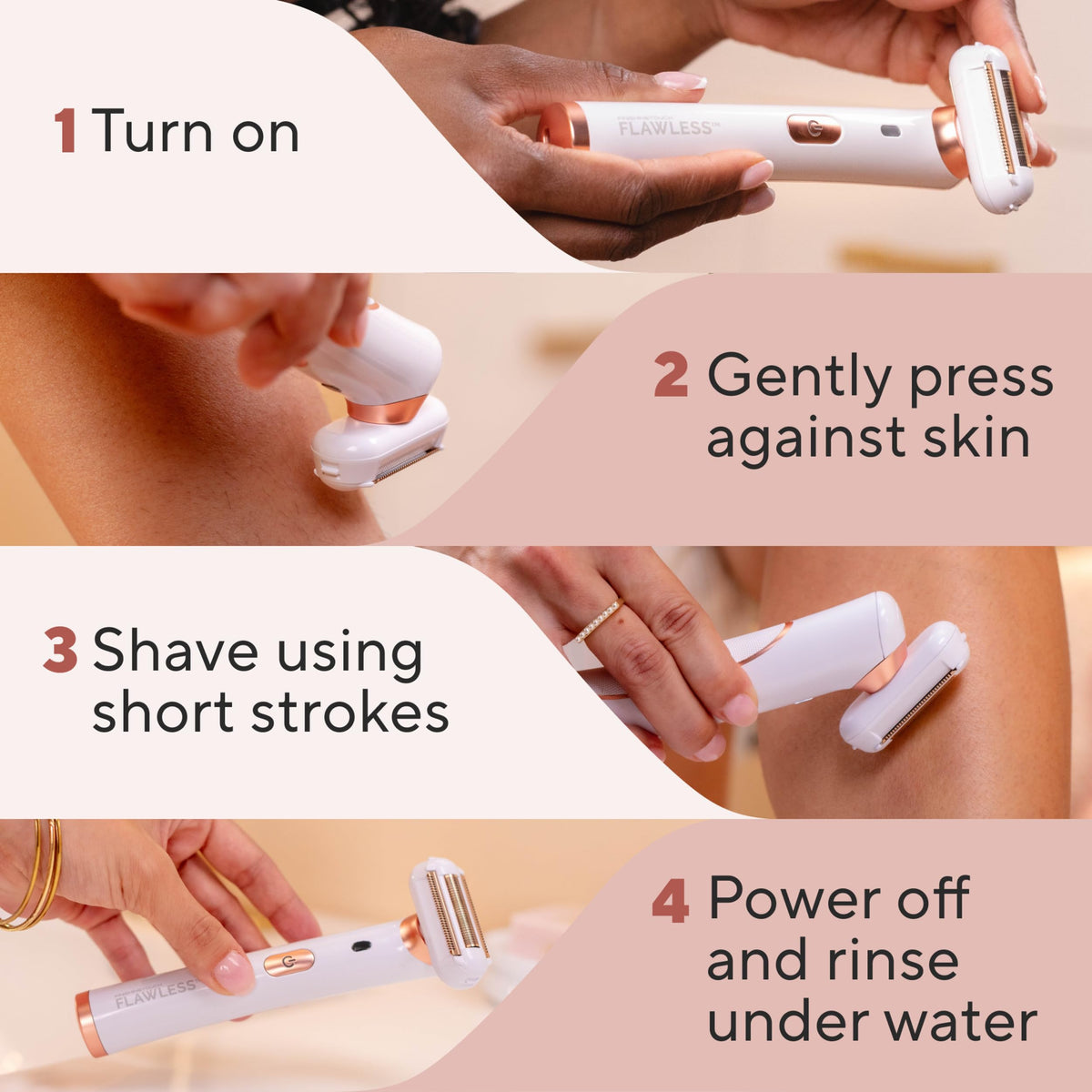 Electric Razor for Women with LED Light S46931
