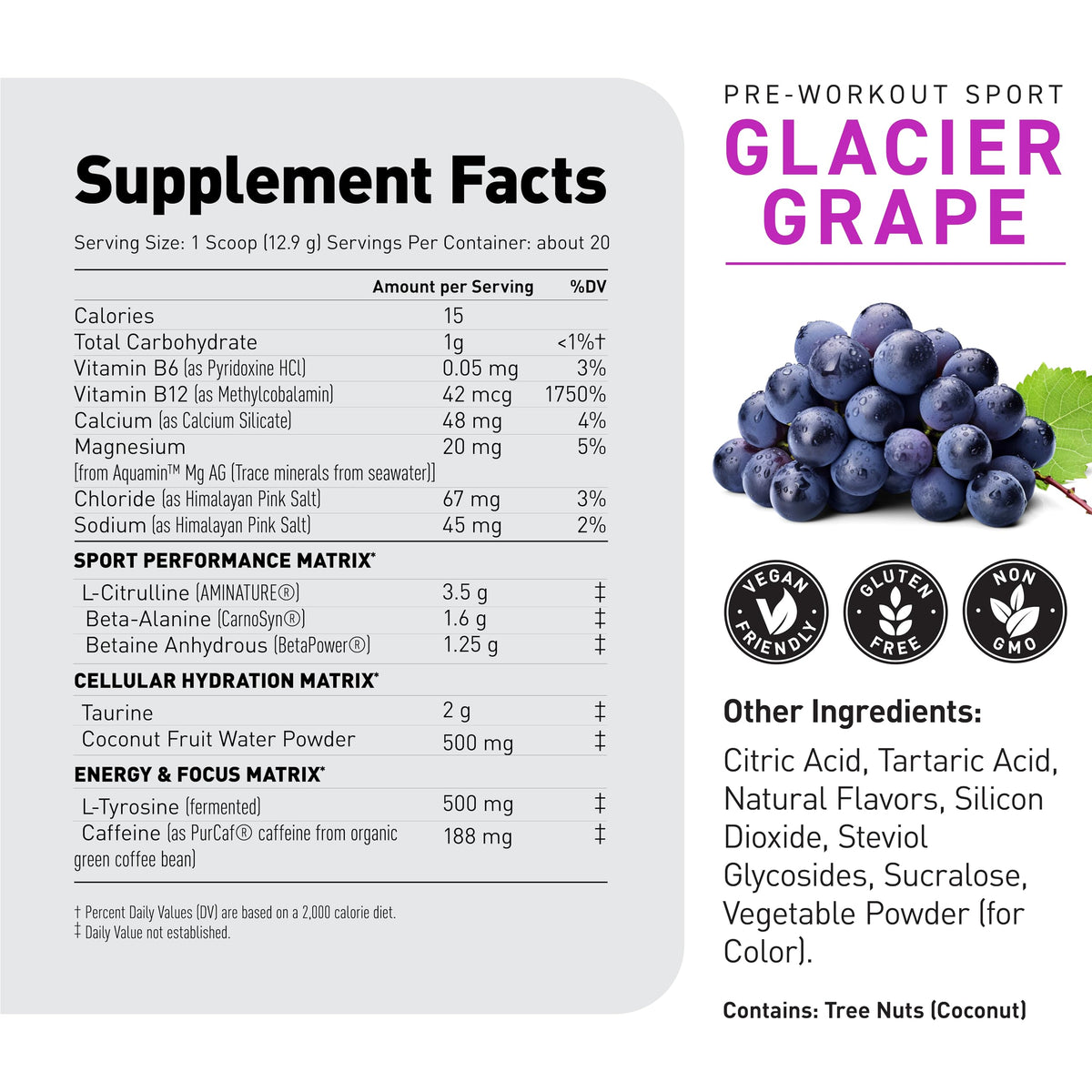 Pre Workout Powder 20 Servings I58738