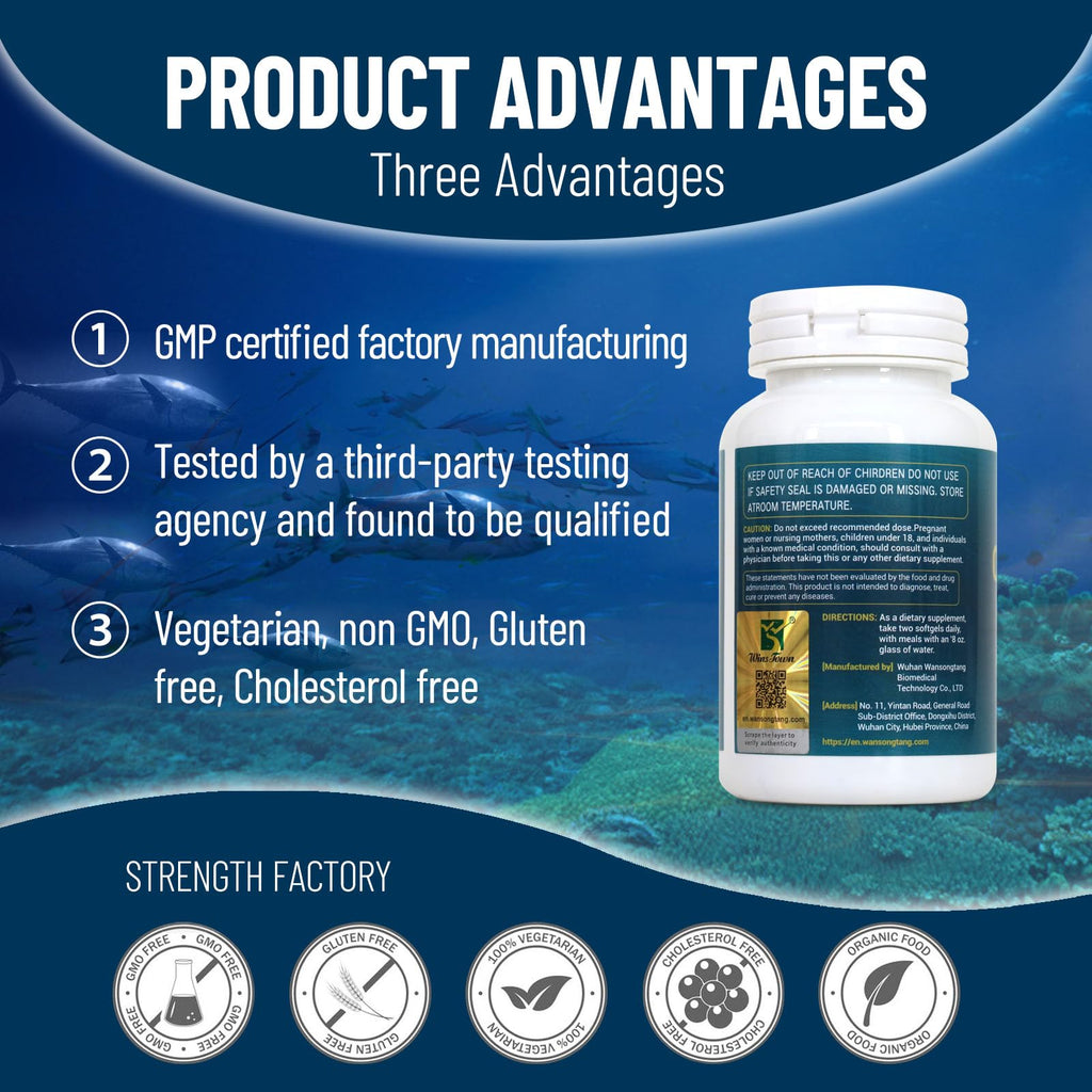 Omega 3 Fish Oil Softgels 100 Ct B554
