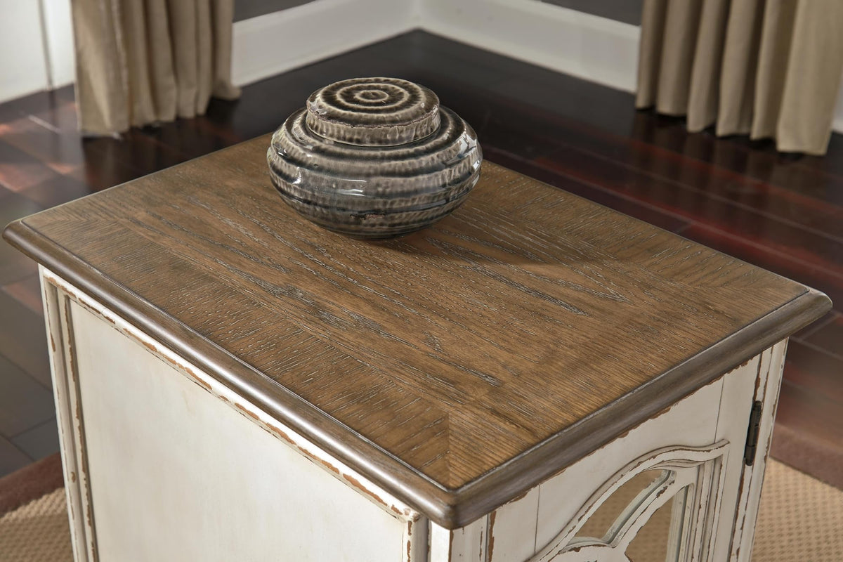 Chairside End Table with Storage L4028