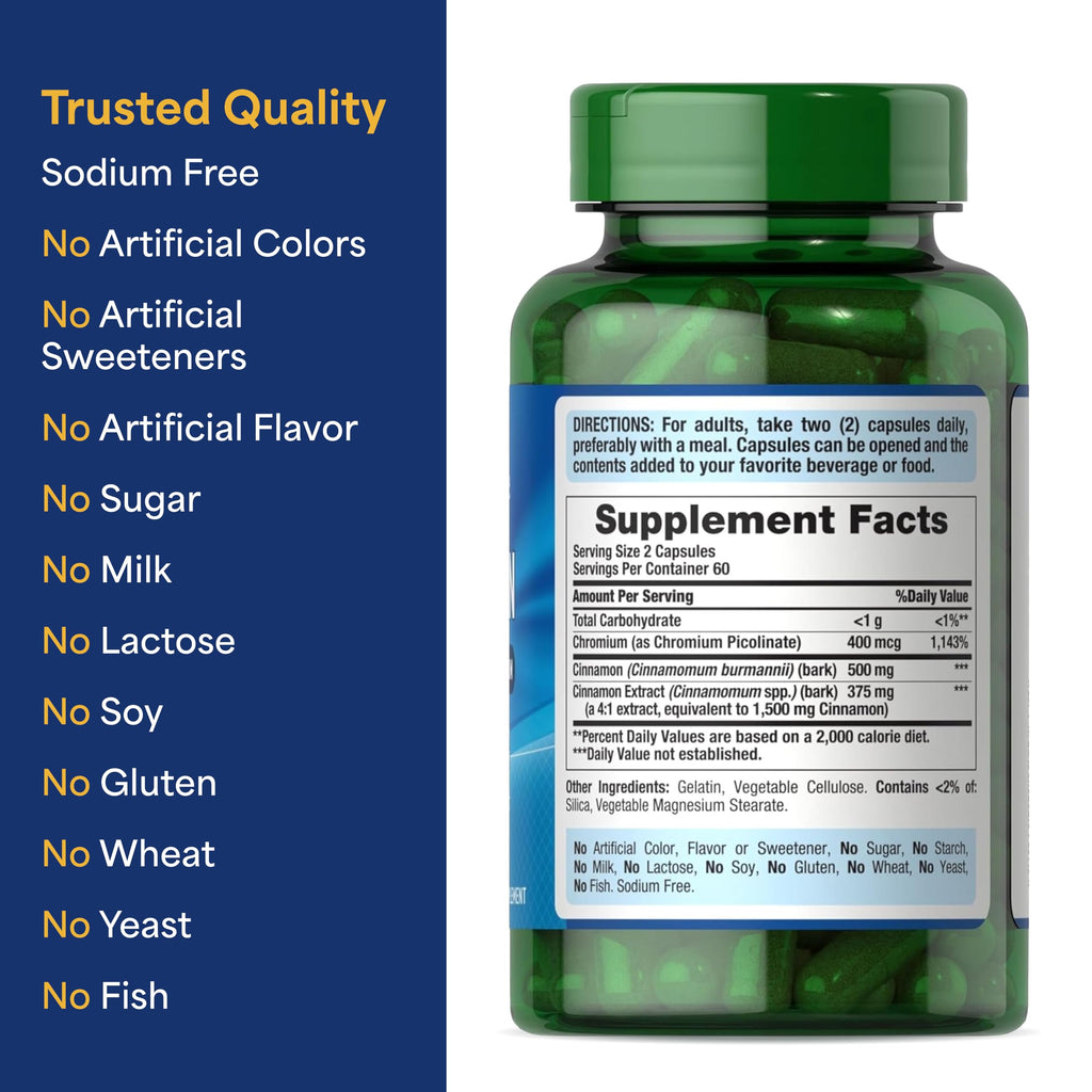 Cinnamon 875 mg 120 Capsules F778015