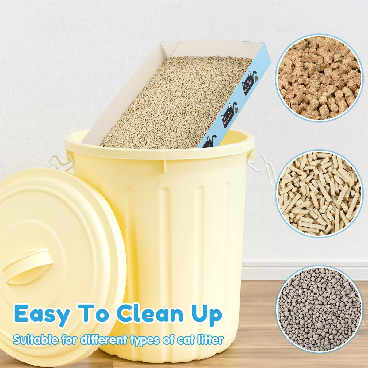 30 Pack Disposable Litter Boxes with Scoop W994