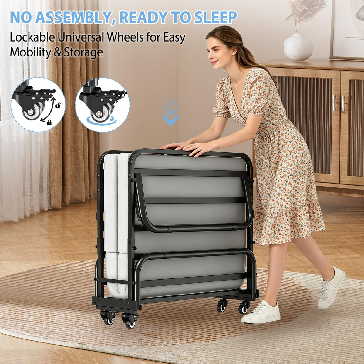 Folding Rollaway Bed Y16515