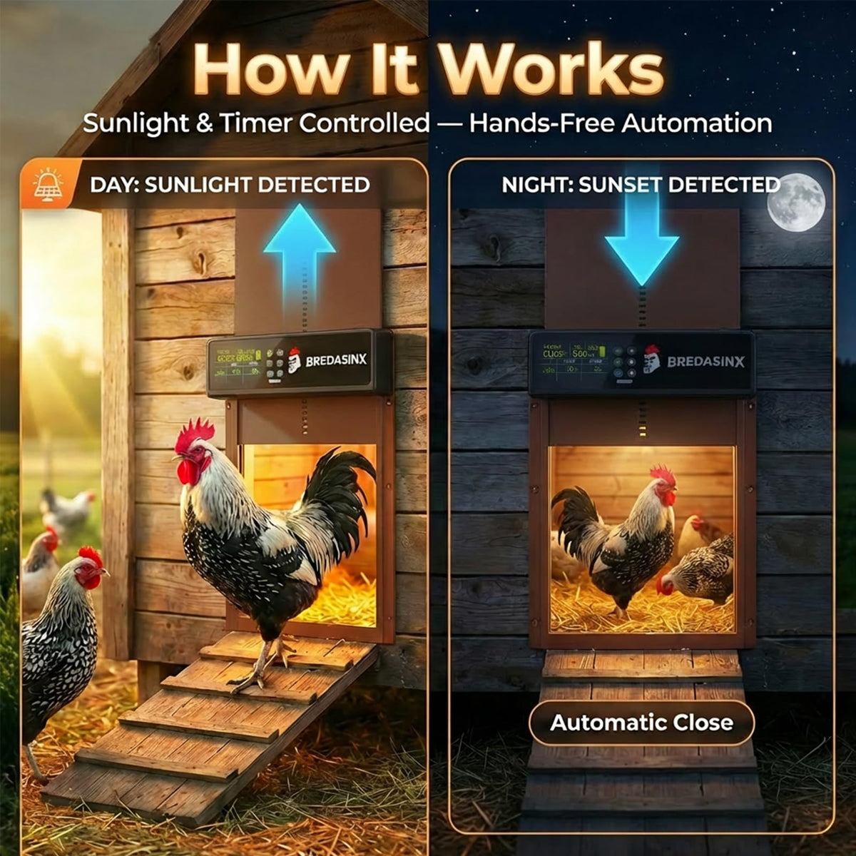 Automatic Chicken Coop Door T112580