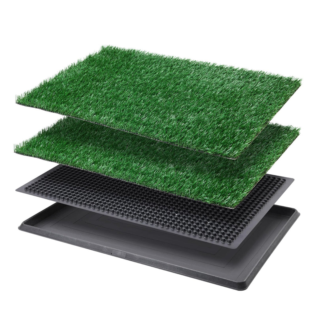Dog Grass Pad with Tray 16x20in K806
