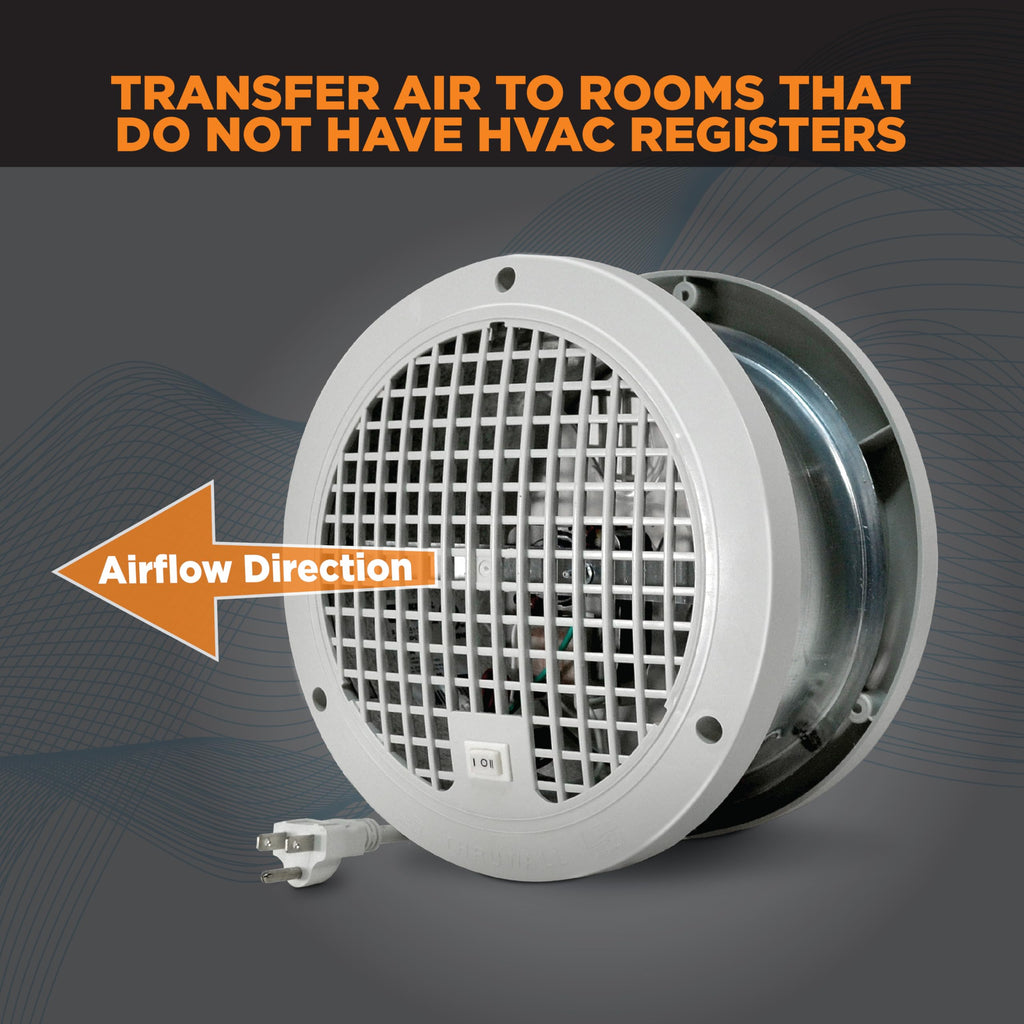 ThruWall Transfer Fan, 200-440 Sq Ft, 10-Ft Cord, 2-Speed R2465